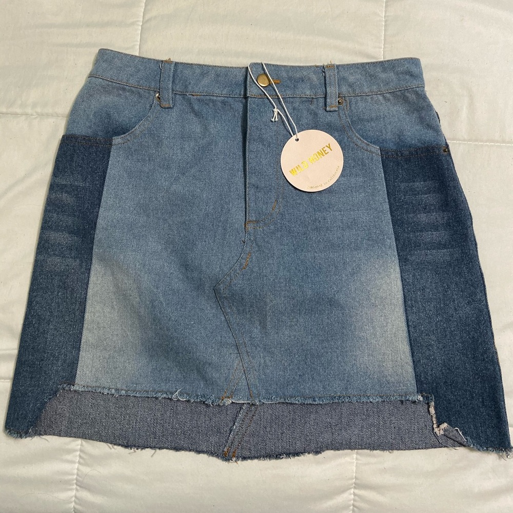 Wild Honey Denim Skirt